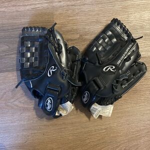 Rawlings Set of 2 Youth Baseball Gloves